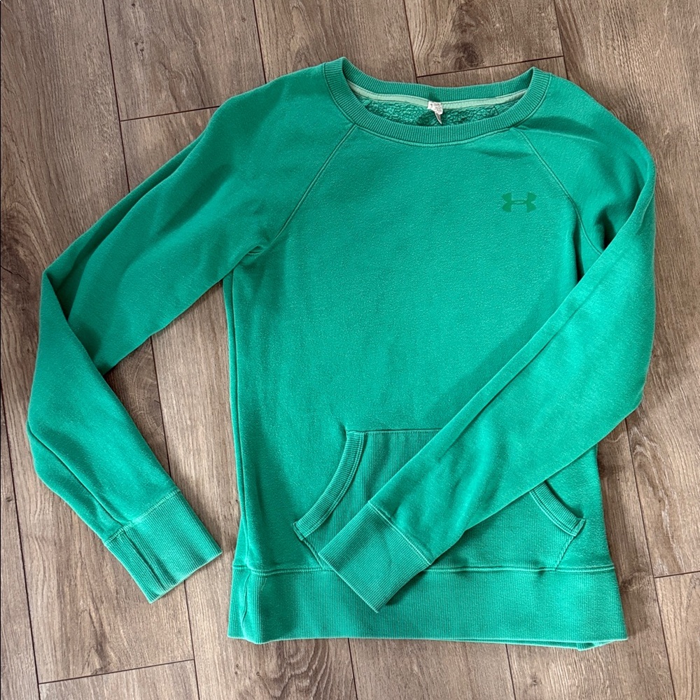 Under Armour Women's Vibrant Green Sweatshirt